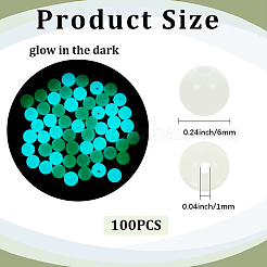 100 шт. нити синтетических светящихся камней&nbsp;G-SP0001-44A