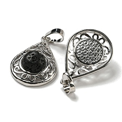 Кулоны из натуральной лавы&nbsp;G-Q158-05P-28