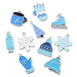 44 шт. 22 стиля подвески из сплава и эмали на зимнюю тематику&nbsp;ENAM-CJ0006-42