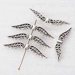 Сплавочные овальные бусины тибетского стиля &nbsp;LS-TIBEB-LF10808YKG-AS-LF