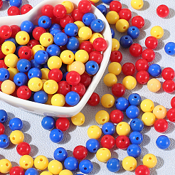 Непрозрачные акриловые бусины&nbsp;SACR-PA0001-04B-02