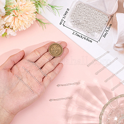 100 шт. удлинитель цепи из нержавеющей стали 304&nbsp;STAS-BBC0008-74