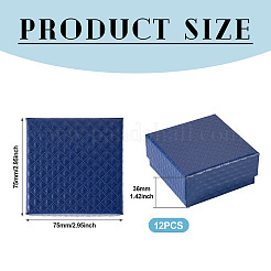 Подарочные коробки для хранения из фактурного картона с ромбами&nbsp;CON-TAC0010-03B-02