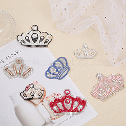 13 шт. 13-х стилистические стразы в форме короны с горячей фиксацией&nbsp;DIY-CA0005-48