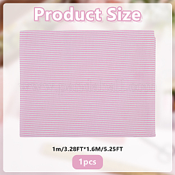 1 шт. хлопчатобумажной ткани с полосатым узором&nbsp;DIY-DR0002-63C