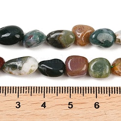 Природного индийского агата бисер нитей&nbsp;G-K395-B12-02