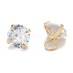 Медные прозрачные кубические циркониевые подвески&nbsp;ZIRC-G170-11G