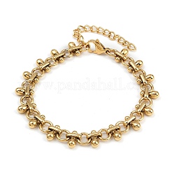 Браслеты-цепочки из нержавеющей стали 304 для женщин&nbsp;BJEW-Z143-01G