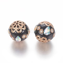 Ручной работы Индонезией горный хрусталь бисер&nbsp;IPDL-E012-18H