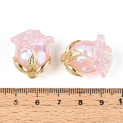 Непрозрачные акриловые бусины с УФ-покрытием&nbsp;MACR-C029-06A-01