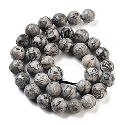 Камень натуральная карта / камень пикассо / пряди яшмы&nbsp;X-G-G099-10mm-27