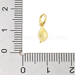 Подвески из латуни и эмали с настоящим позолоченным 18-каратным золотом&nbsp;KK-M293-25G-02