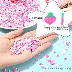 200 г бусины из полимерной глины ручной работы&nbsp;CLAY-CJ0001-97