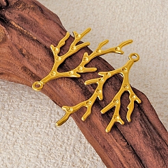 Подвеска-ветвь из нержавеющей стали 304 со стразами&nbsp;PW-WGF5026-02