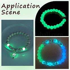 100 шт. нити синтетических светящихся камней&nbsp;G-SP0001-44B