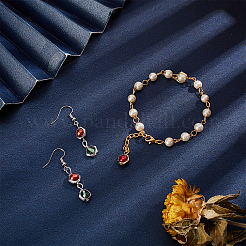 80шт 2 цвета латунные рамки для бусин&nbsp;KK-PH0001-05