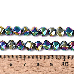 Стеклянные бусины с гальваническим покрытием &nbsp;EGLA-N017-05A-B01