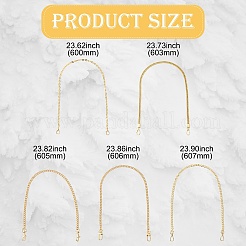 5 шт. 5 стиля железных цепочек для кошельков&nbsp;FIND-CJ0003-99