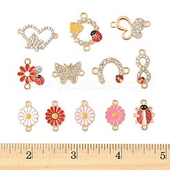 30 шт. 12 стиля эмалированных соединителей из цинкового сплава&nbsp;FIND-FS0004-42