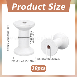 Пустые катушки из бука для проволоки&nbsp;WOOD-WH0051-05A