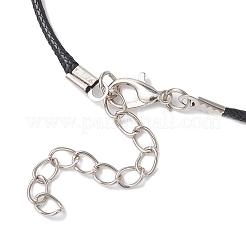 Ожерелья из стеклянных бусин и сплава с подвесками в виде треугольников от сглаза&nbsp;NJEW-MZ00110-02