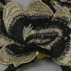 Ткань из полиэстера с узором в виде цветка и ветки&nbsp;PATC-WH0009-05C