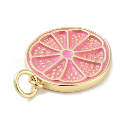 Подвески из латуни с эмалью в стойку&nbsp;KK-M293-39G-03