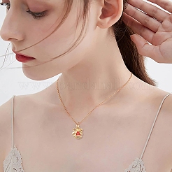 20 шт. подвески из эмалевого сплава в виде рождественского колокольчика&nbsp;ENAM-YW0006-08