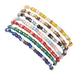 7шт наборы браслетов из стеклянных бусин&nbsp;BJEW-MZ00297