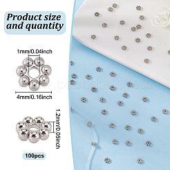 Распорные бусины из нержавеющей стали 304&nbsp;STAS-HY0001-48P