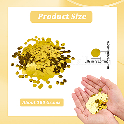 100 г ПЭ пайетки/конфетти с блестками&nbsp;DIY-SP0005-41A