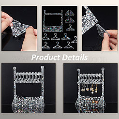 Прозрачные акриловые стойки для серег&nbsp;EDIS-PH0001-27A