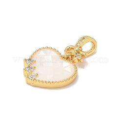 Покрытие стойки латунная эмаль микро паве прозрачные подвески из кубического циркония&nbsp;KK-K380-05G-01