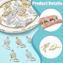 20 шт. подвески из сплава хрусталя 2 цветов&nbsp;FIND-YW0011-30