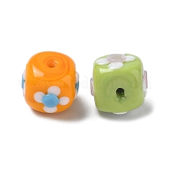 Эмалевые бусины ручной работы в технике лэмпворк&nbsp;LAMP-Z020-07