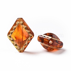 Металлизированный прозрачные акриловые шарики&nbsp;X-OACR-P013-30A