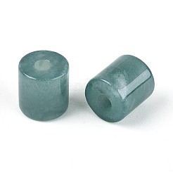 Натуральные бусины из мьянманского нефрита&nbsp;G-T143-44A