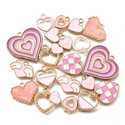 20шт 10 стиля подвески из сплава с эмалью&nbsp;ENAM-FP0002-33