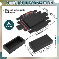 Складные ящики из крафт-бумаги&nbsp;CON-WH0110-66C