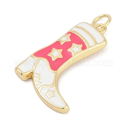 Латунь эмаль подвески&nbsp;KK-G522-50G-02B