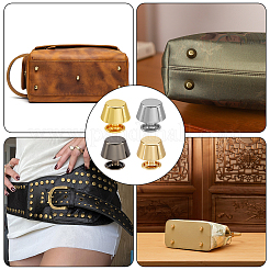 60 шт. 4-цветные сплавные ножки для сумки&nbsp;FIND-BBC0004-66