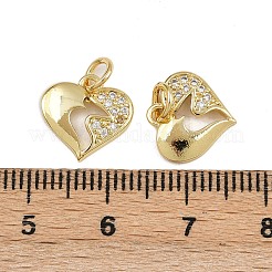 Латунные микро проложить кубического циркония подвески&nbsp;ZIRC-I367-01G-02