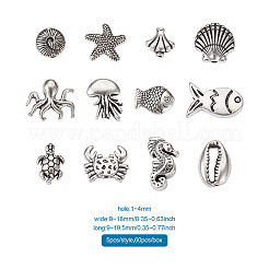 60шт 12 стиля бусины из сплава в тибетском стиле&nbsp;FIND-FW0001-18