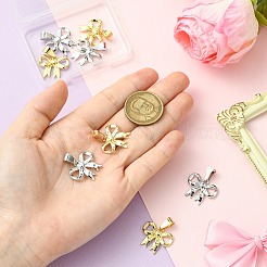 8шт 2 цвета латунные подвески&nbsp;KK-CJ0003-23