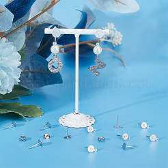 Фурнитура для сережек-гвоздиков из нержавеющей стали 304&nbsp;STAS-UN0007-12P