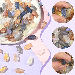 90 шт. нити из матовых стеклянных бусин 9 цветов&nbsp;GLAA-SC0002-86