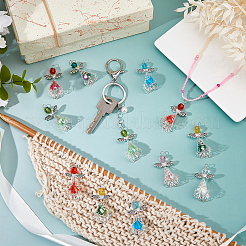 21 шт. подвески из гальванизированного стекла 7 цветов&nbsp;PALLOY-FH00162