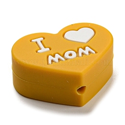 Силиконовые фокусные бусы на день матери&nbsp;FIND-PW0005-12C