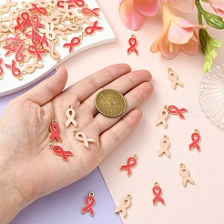 60шт 2 цвета сплава эмалевые подвески&nbsp;ENAM-YW0004-37