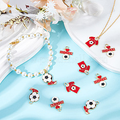 Подвески из сплава эмали 30шт 3 стиля&nbsp;ENAM-SC0002-93